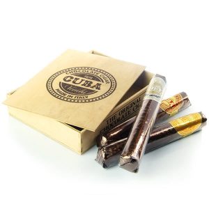 Coffret bois de 54 cigares au chocolat et praliné - Venchi